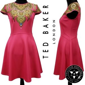 Ted Baker London Marliza Paisley Skater Dress